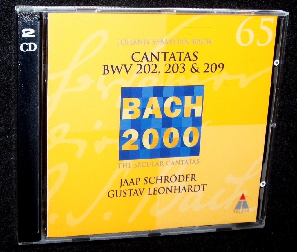J.S. Bach - Cantatas BWV 202, 203, 209, 214 & 215 - Jaap Sch, Cd's en Dvd's, Ophalen of Verzenden, Classicisme, Zo goed als nieuw