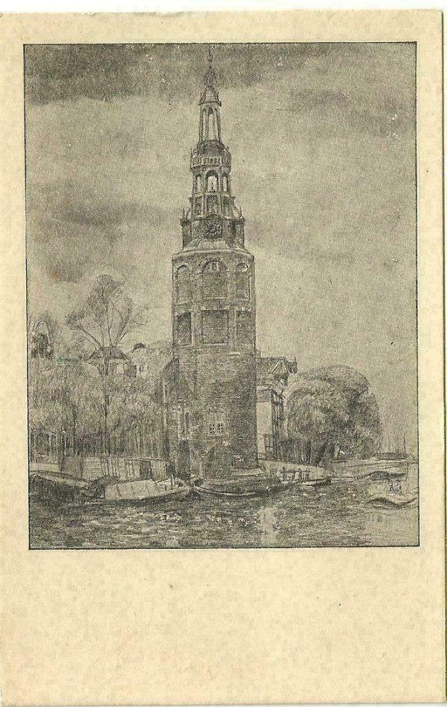 AK Amsterdam - De Montelbaanstoren , Jan Grégoire, Verzenden, Voor 1920, Ongelopen, Noord-Holland