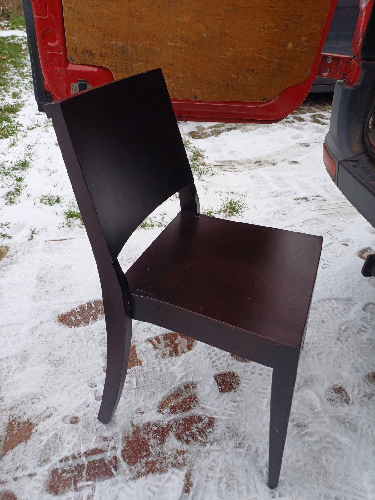 40 x houten stapelstoelen cafestoelen partij stoelen, Ophalen, Gebruikt, Bruin, Vijf, Zes of meer stoelen