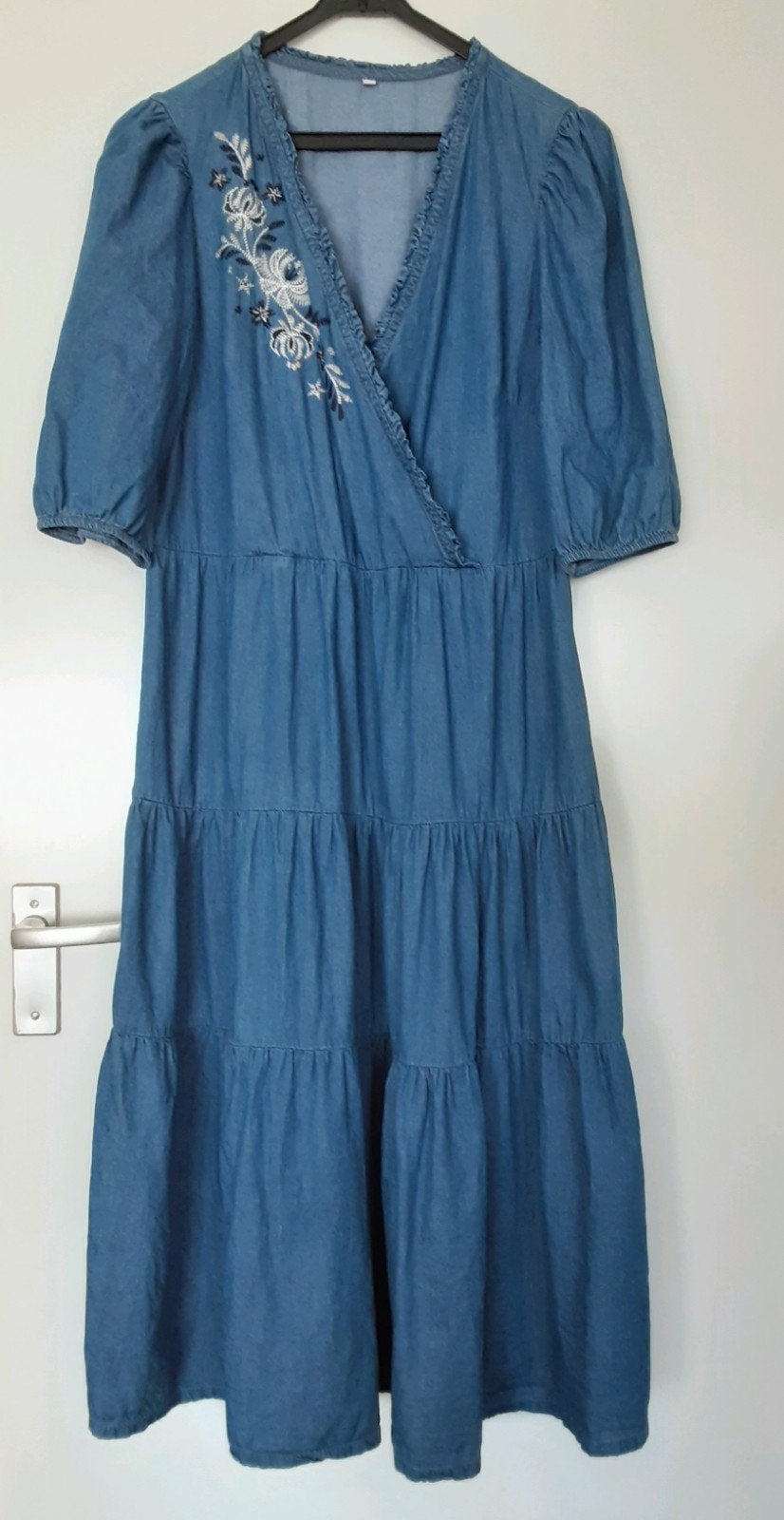 Spijkerjurk, Kleding | Dames, Jurken, Ophalen, Blauw, Maat 42/44 (L), Zo goed als nieuw