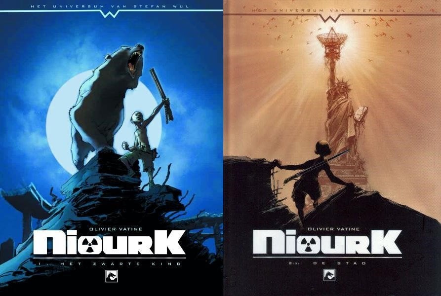Niourk 1 + 2 (Hardcover) Nieuwstaat, Boeken, Meerdere stripboeken, Ophalen, Nieuw