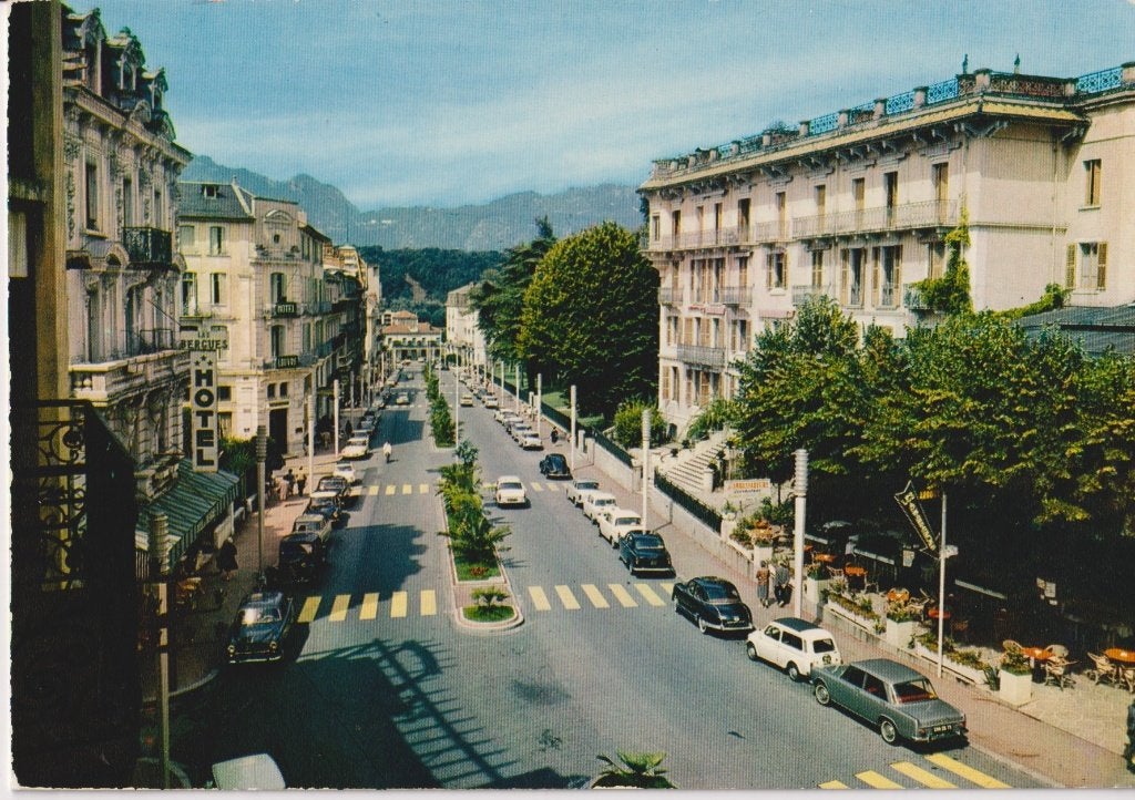 Frankrijk, Aix-les-Bains auto's, Simca 1300 , Panhard Dyna Z, Verzamelen, Ophalen of Verzenden, 1960 tot 1980, Ongelopen, Frankrijk