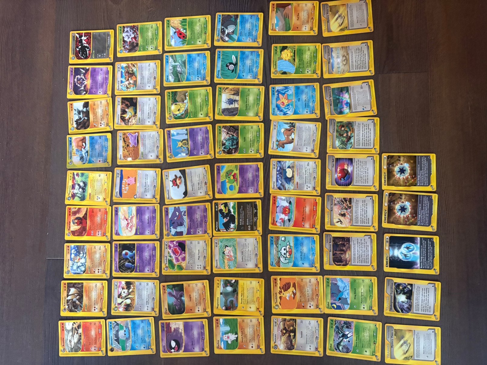 Pokemon kaarten: Skyridge en Expedition, Verzenden, Zo goed als nieuw, Meerdere kaarten