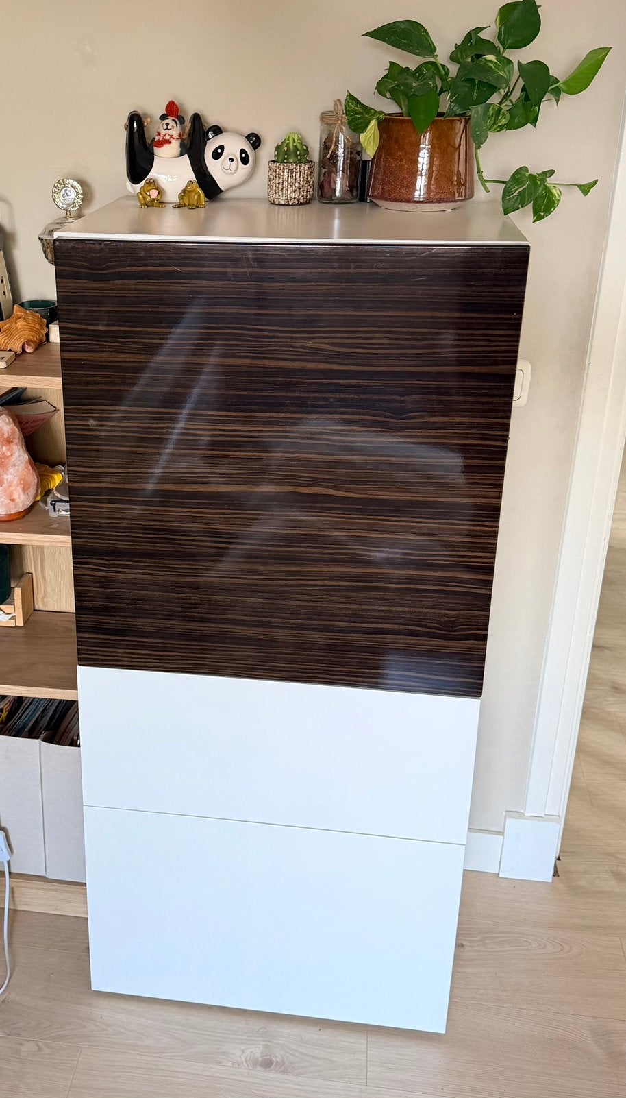 Ikea Besta kast met 1 deur en 2 lades, Ophalen, Minder dan 50 cm, Gebruikt, 1 of 2 laden