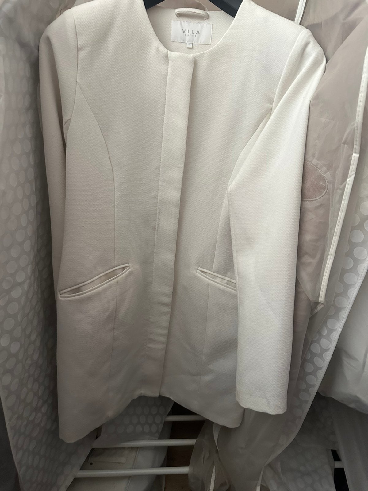 Witte zomerjas - Vila - maat S, Ophalen, Zo goed als nieuw, Maat 38/40 (M), Wit