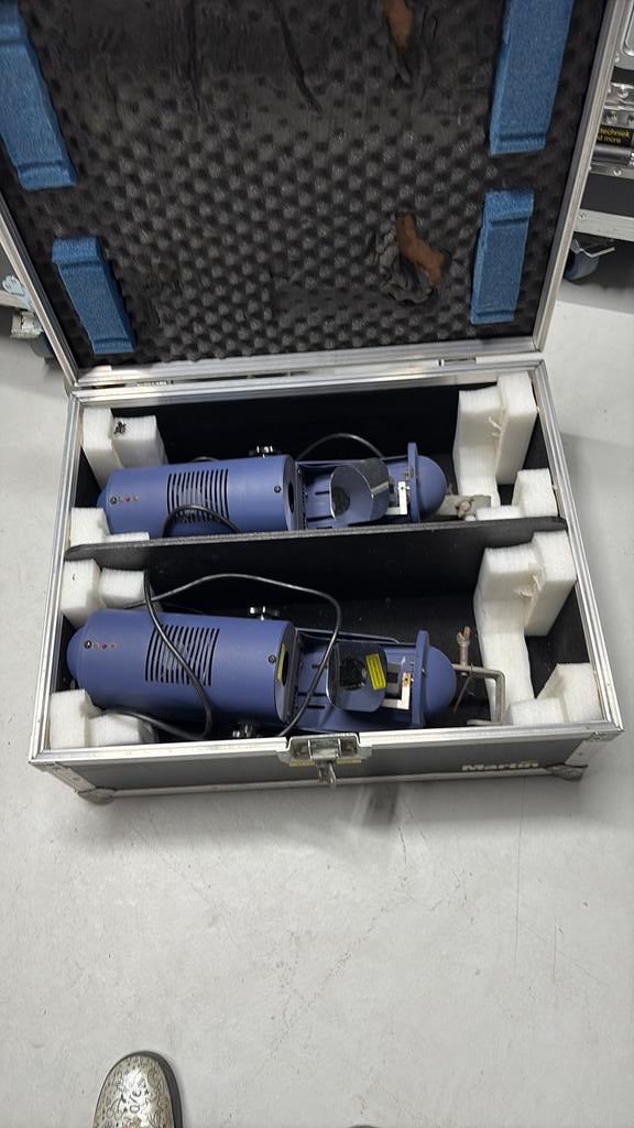 2x lazer scanner in flightcase, Ophalen, Zo goed als nieuw, Licht
