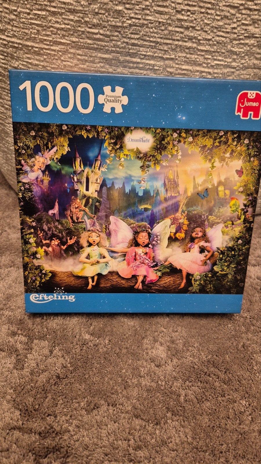 1000 stukjes puzzel Droomvlucht Efteling, Ophalen, 500 t/m 1500 stukjes, Zo goed als nieuw, Legpuzzel