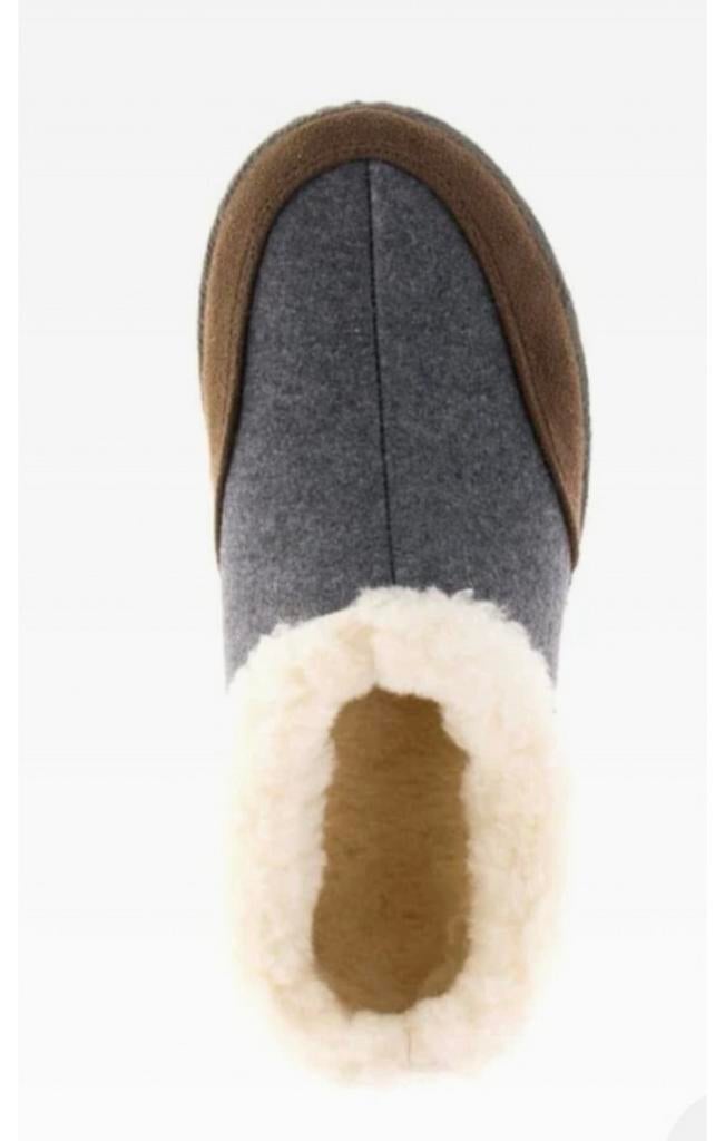 Warme pantoffel wol vilt leer Kamik outdoormerk goede zool, Ophalen of Verzenden
