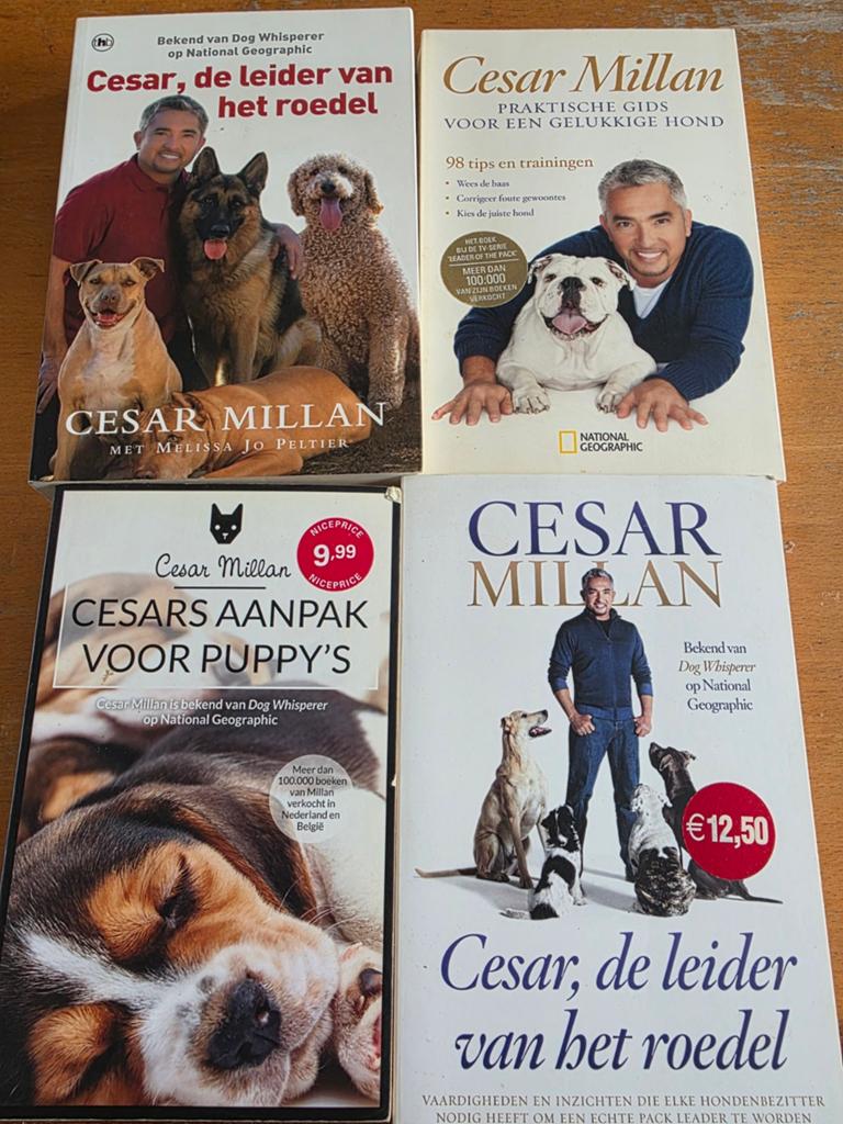 Hondenboeken Pakket: Cesar Millan (4 Boeken), Ophalen of Verzenden, Honden