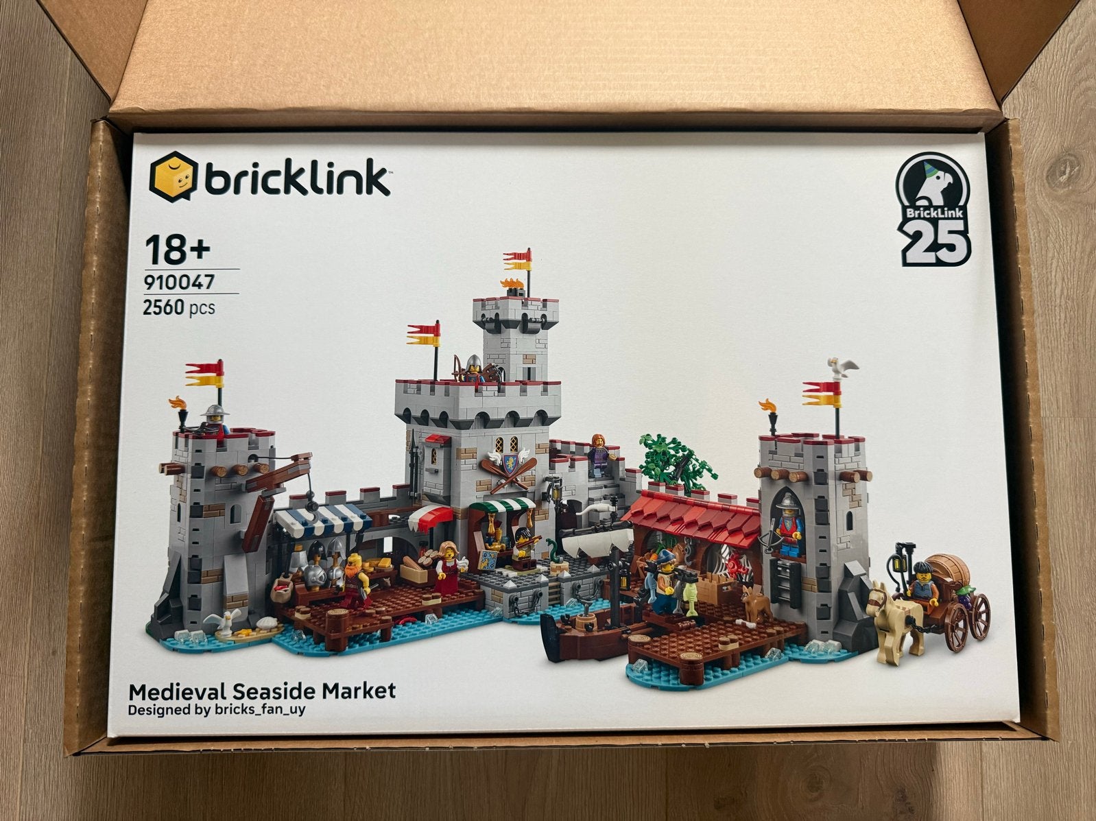LEGO BrickLink Medieval Seaside Market (910047), Lego, Nieuw, Ophalen of Verzenden, Castle