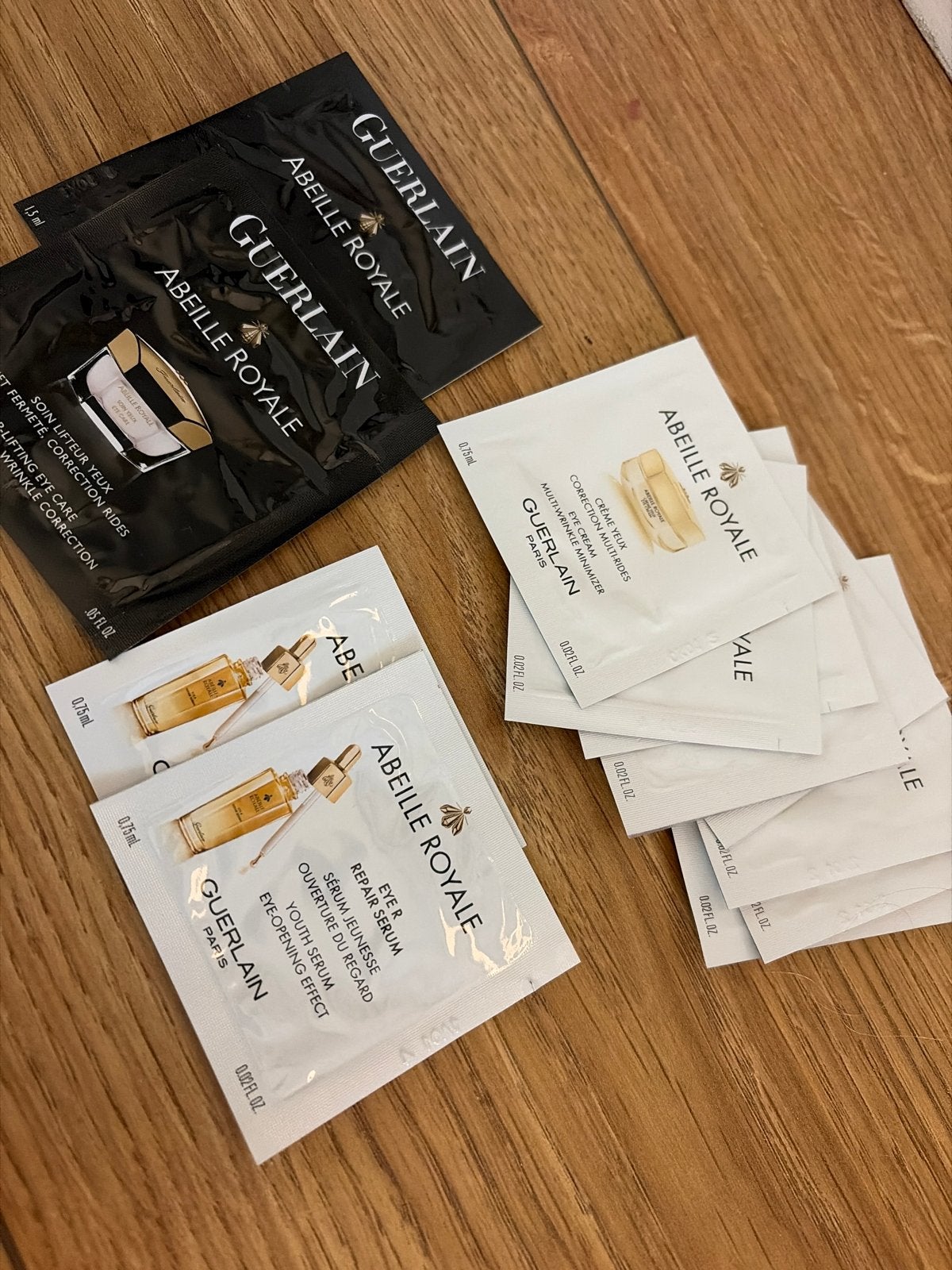 Guerlain Abeille Royale samples - Oogcrème & Serum, Verzenden, Nieuw, Ogen, Verzorging