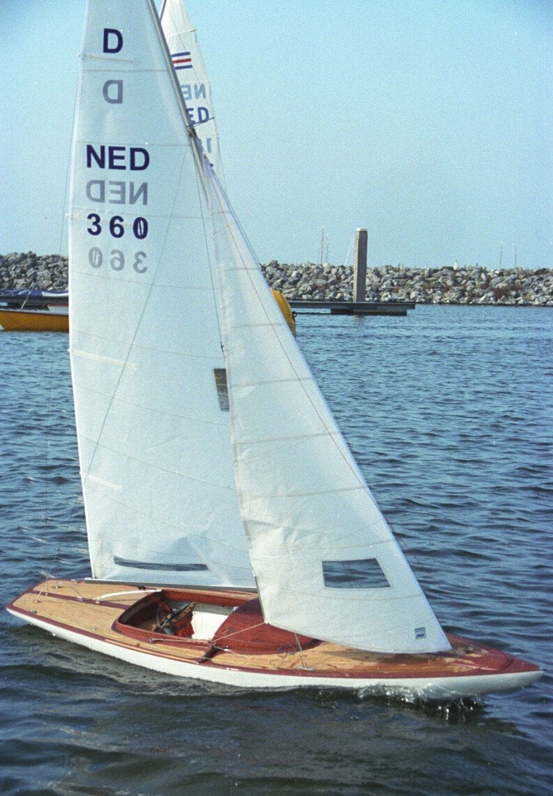 Draak Dragon zeilboot scale 1:5, Ophalen, Zo goed als nieuw, Groter dan 1:32, Overige merken