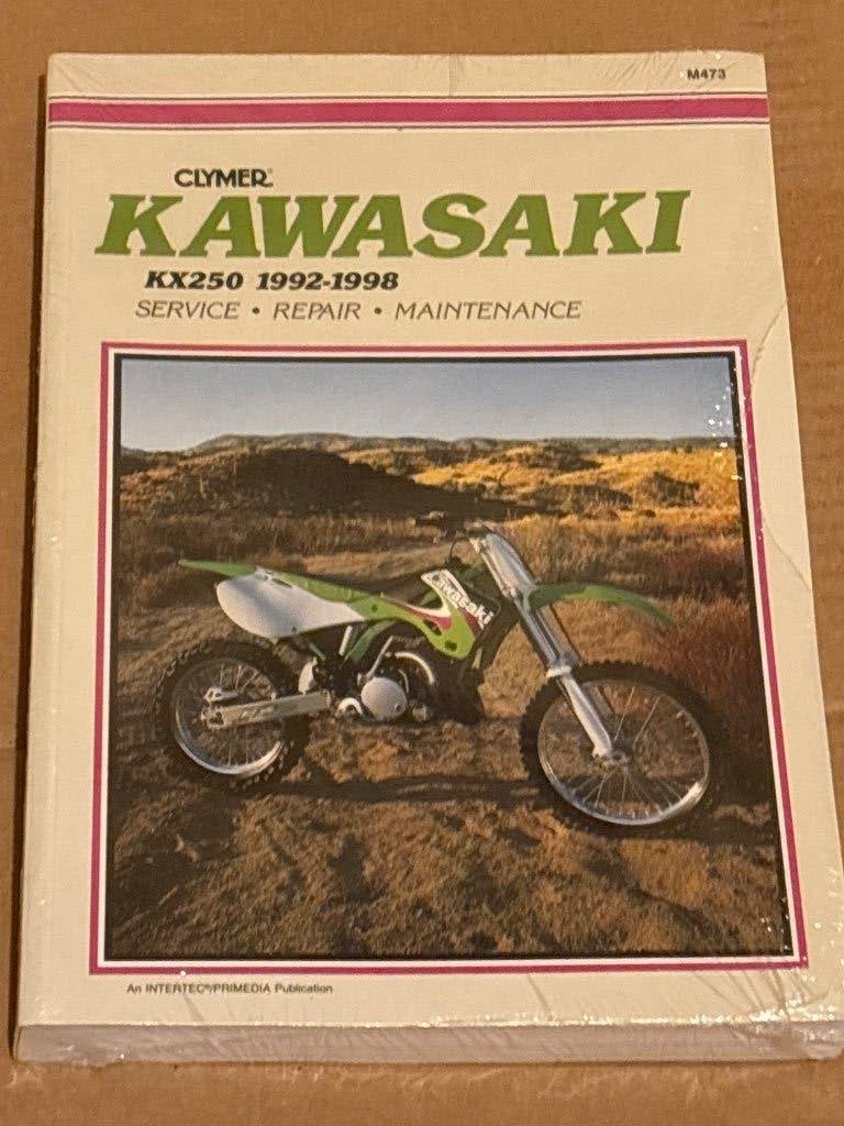 KAWASAKI KX250 (1992-1998) CLYMER manual werkplaatshandboek, Ophalen of Verzenden, Kawasaki
