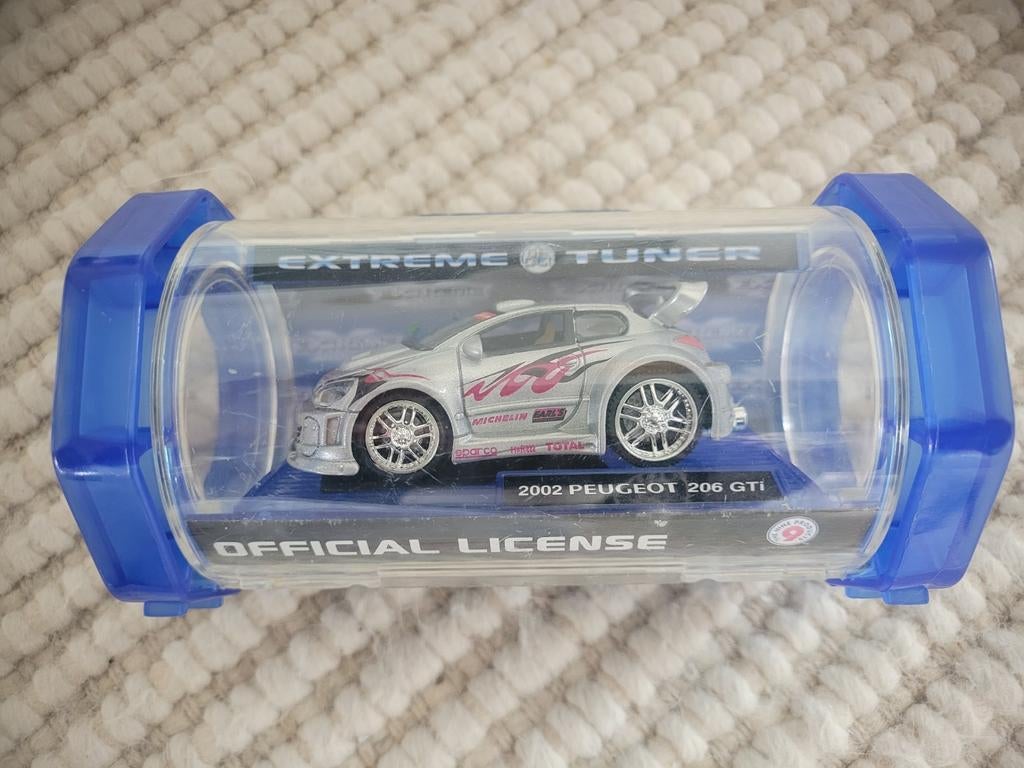 Peugeot 206 GTI modelauto - Extreme Tuner (2002), Hobby en Vrije tijd, Modelauto's | 1:24, Ophalen of Verzenden, Zo goed als nieuw
