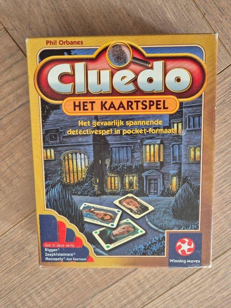 Cluedo Kaartspel, Hobby en Vrije tijd, Gezelschapsspellen | Kaartspellen, Ophalen of Verzenden, Gebruikt