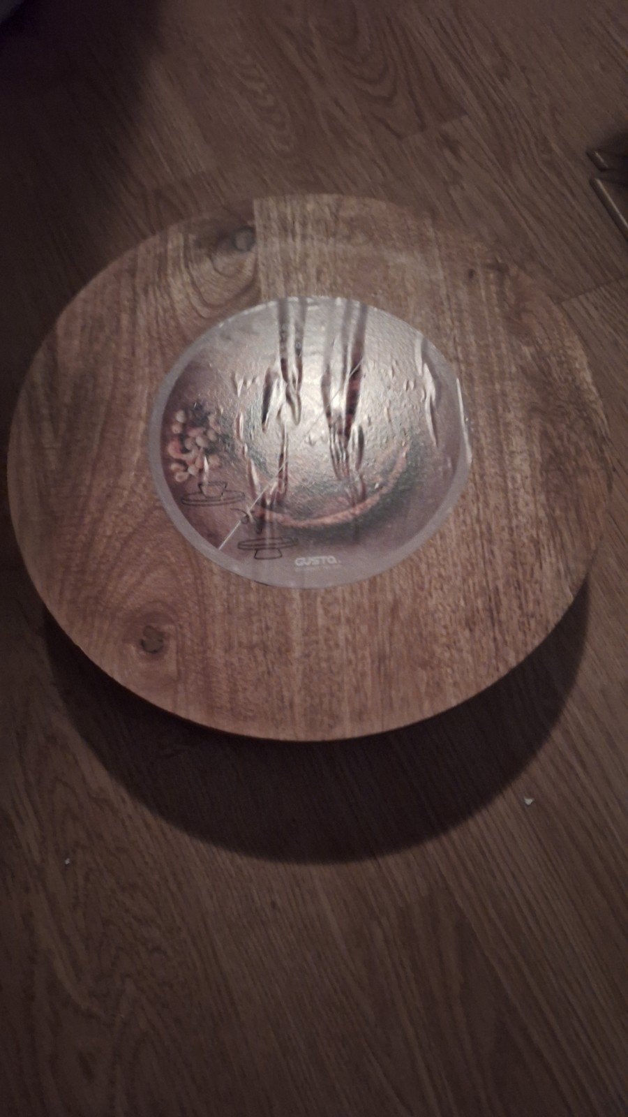 Gusta Serveer-/Dipschaal van Hout, Ophalen, Overige typen, Hout, Gusta