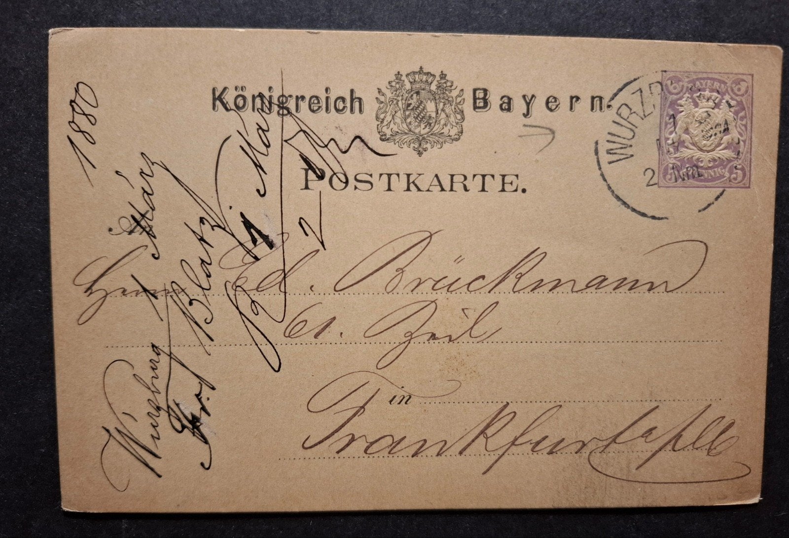 Beieren kaart, Ophalen of Verzenden, BRD