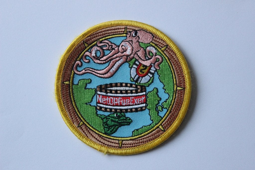 patch  netopfuelexer, Verzamelen, Verzenden, Zo goed als nieuw, Patch, Badge of Embleem