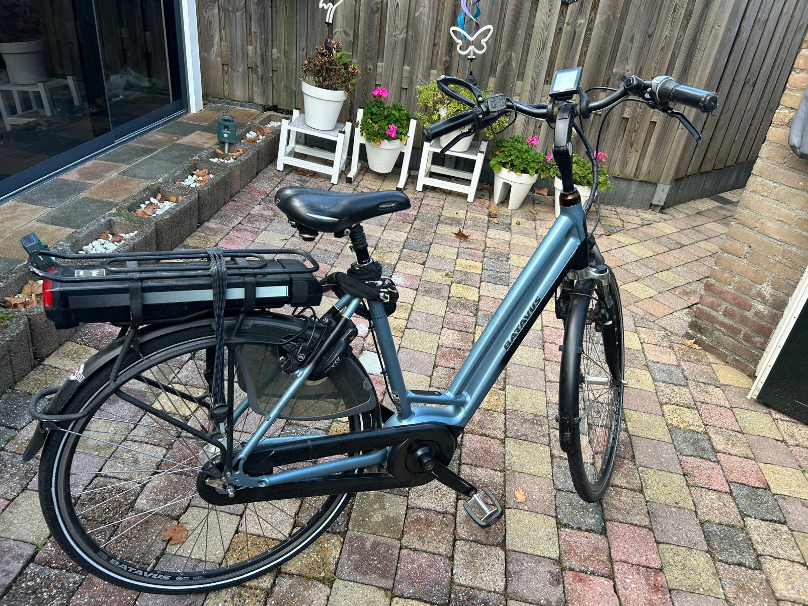 Batavus stream e bike met kapotte display houder bediening, Ophalen, Gebruikt, Batavus