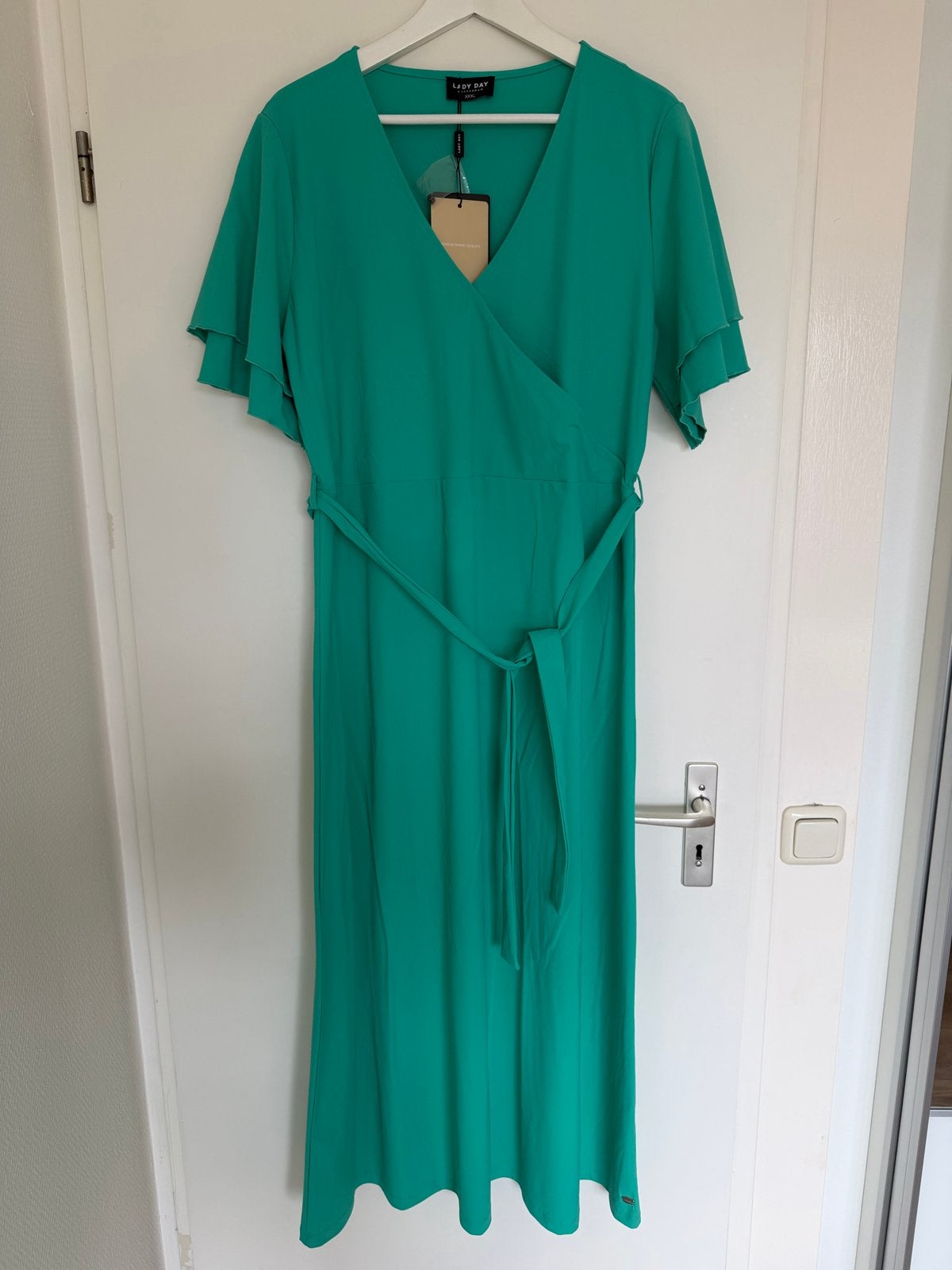 Lady Day Joelle Paradise Green Jurk 3XL Nieuw, Maat 46/48 (XL) of groter, Nieuw, Ophalen of Verzenden, Onder de knie