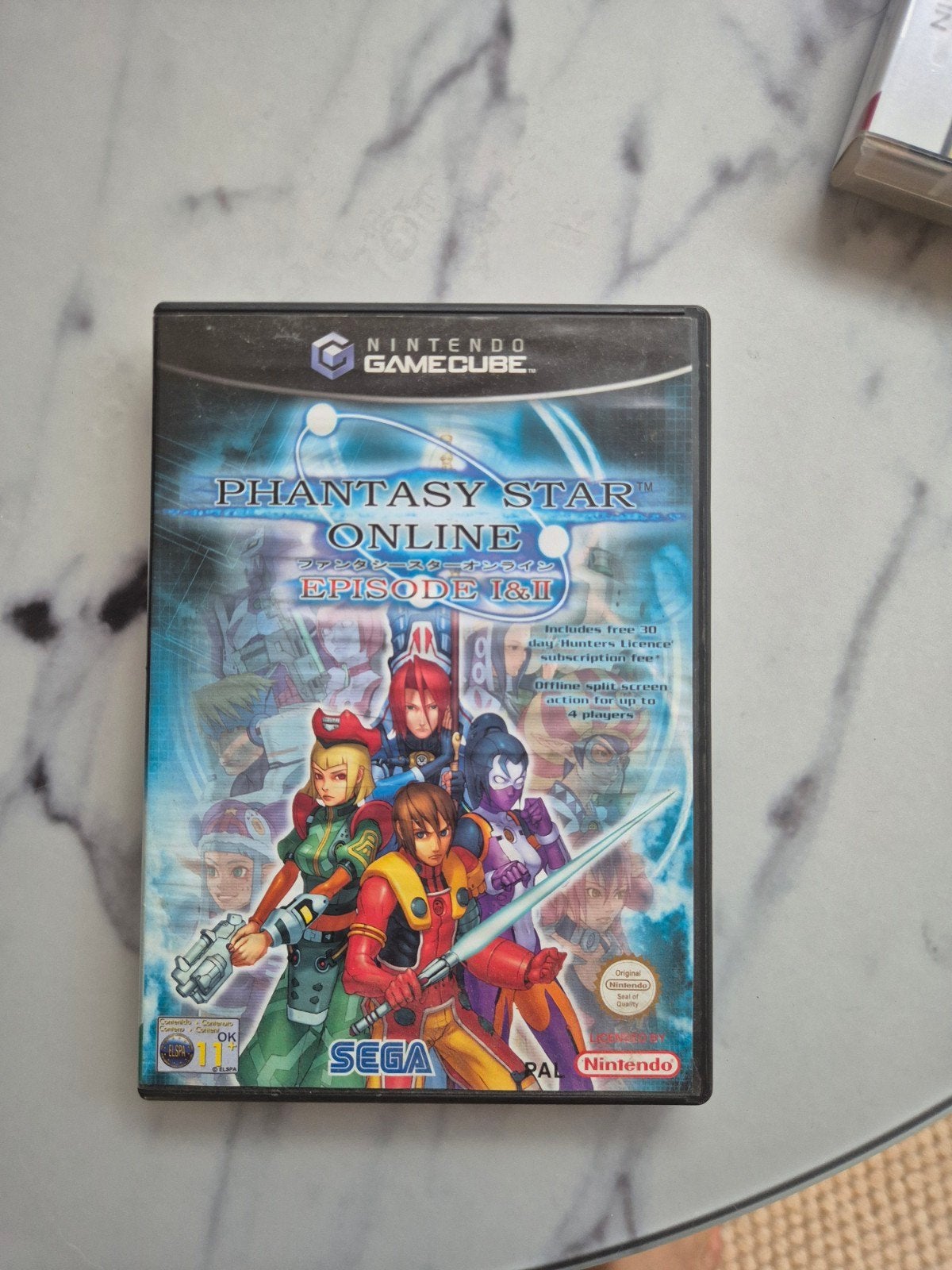 Phantasy Star Online Episode I & II Nintendo GameCube, Gebruikt, Ophalen of Verzenden, Eén computer, Role Playing Game (Rpg)