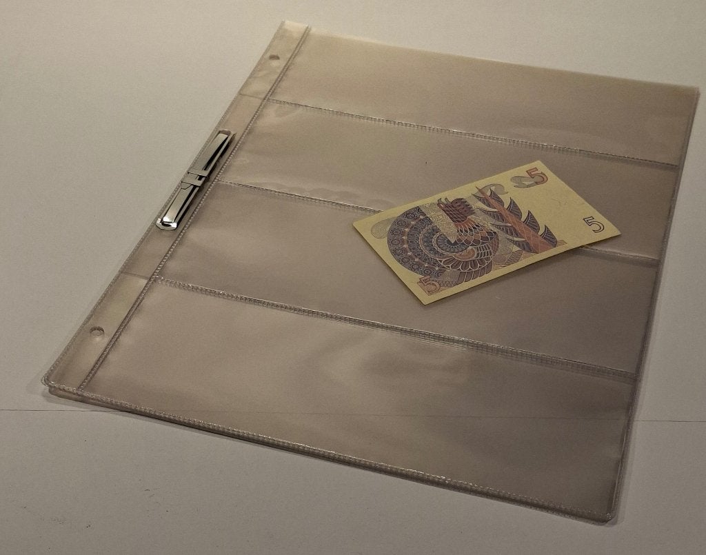 Importa bankbiljetten albumbladen V4, Ophalen of Verzenden, Verzamelmap