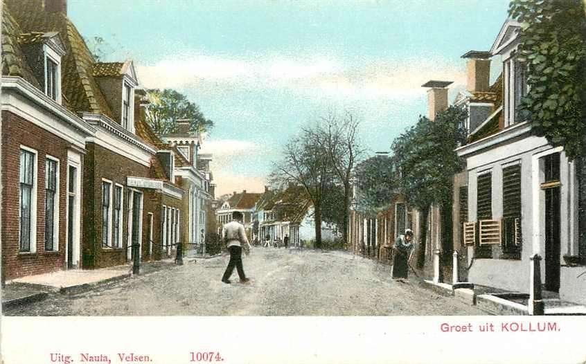 377-122-027 Kollum, Verzenden, Voor 1920, Friesland