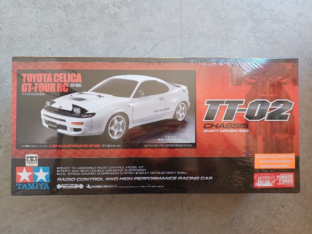 Tamiya 58730 RC Toyota Celica GT-Four RC (ST185) TT-02 Nieuw, Elektro, Nieuw, Ophalen of Verzenden, Schaal 1:10