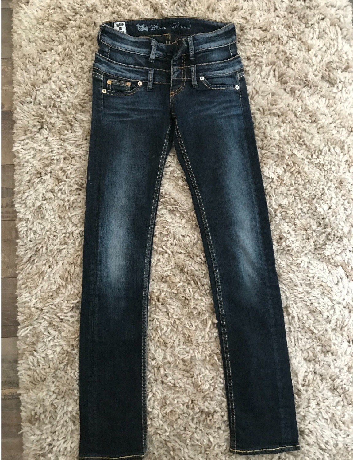 Skinny Jeans van Blue Blood, Kleding | Dames, Spijkerbroeken en Jeans, Blauw, Ophalen of Verzenden, Zo goed als nieuw, W27 (confectie 34) of kleiner