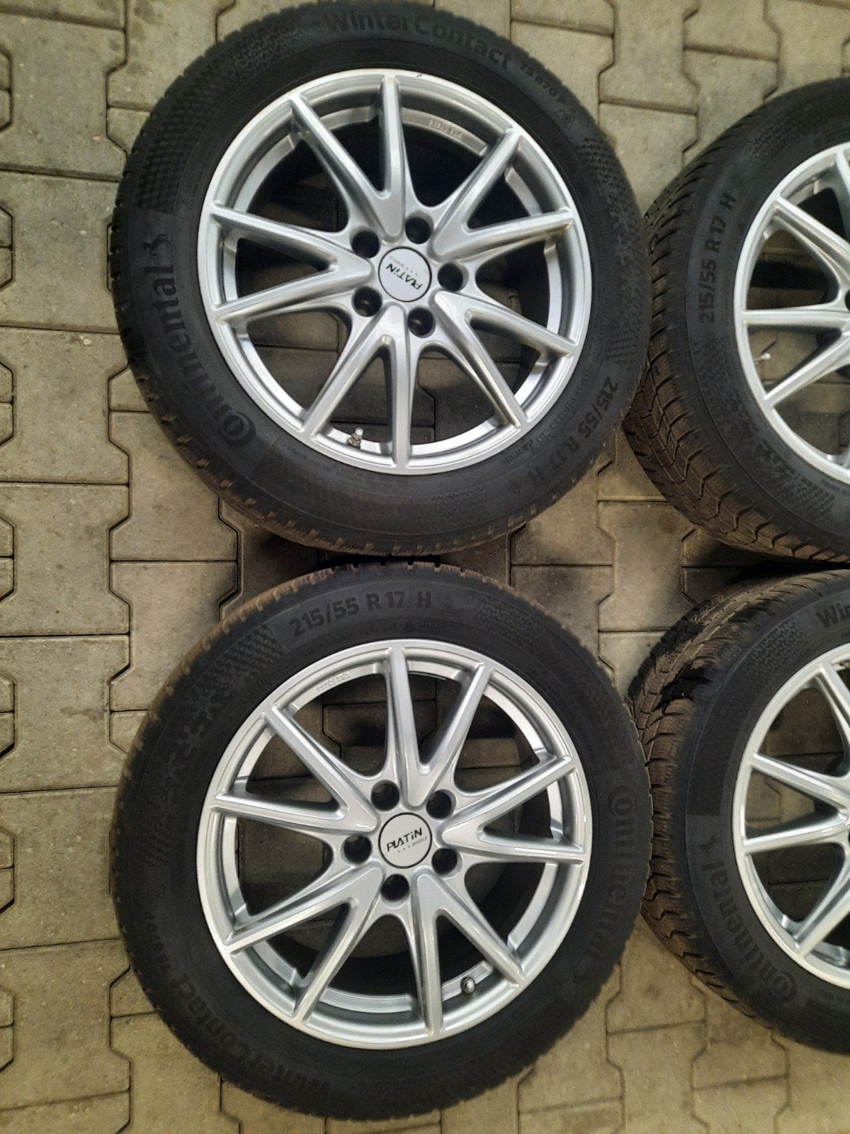 17 inch velgen 5×112 PLATIN VW PASSAT SKODA SUPERB AUDI SEAT, Banden en Velgen, 17 inch, Personenwagen, Gebruikt