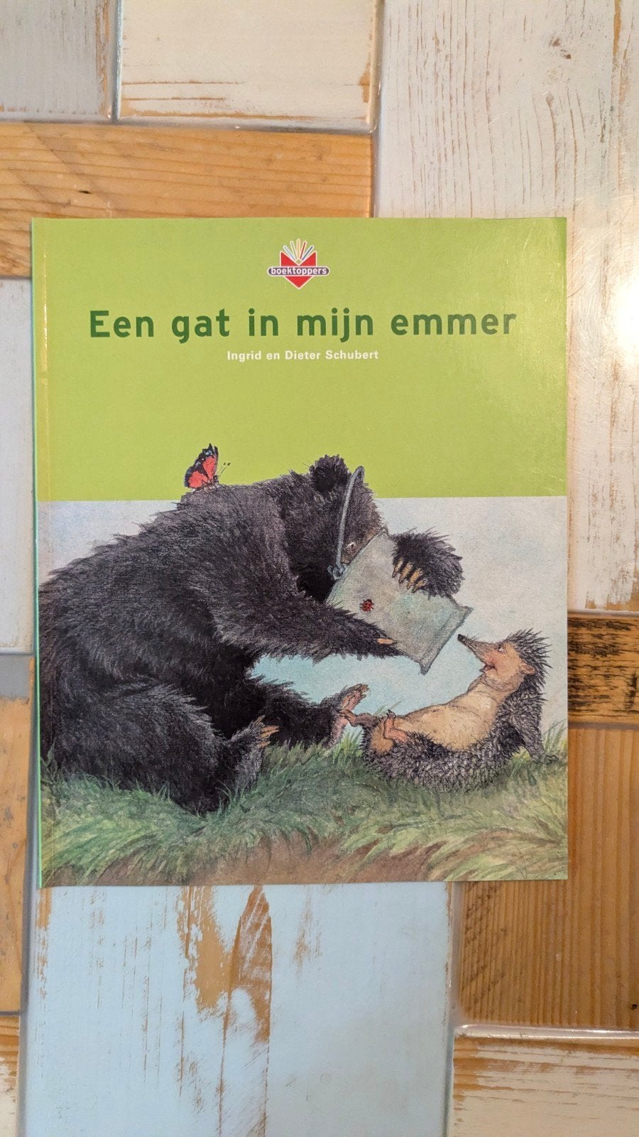Een gat in mijn emmer van Ingrid en Dieter Schubert, Gelezen, 5 of 6 jaar, Fictie algemeen, Ingrid en Dieter Schubert