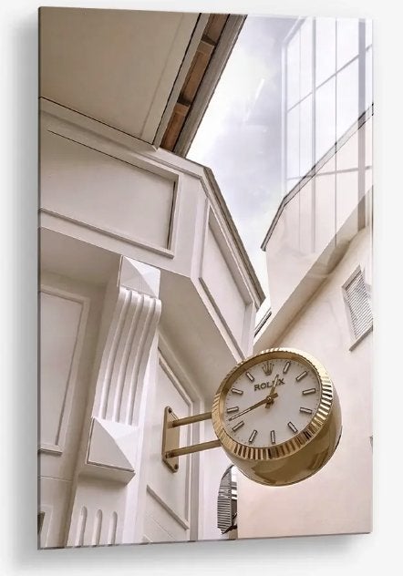 Glasschilderij Own The Time 100x150 - Gehard glas, Overig onderwerp, Glas, Achter glas, Ophalen of Verzenden