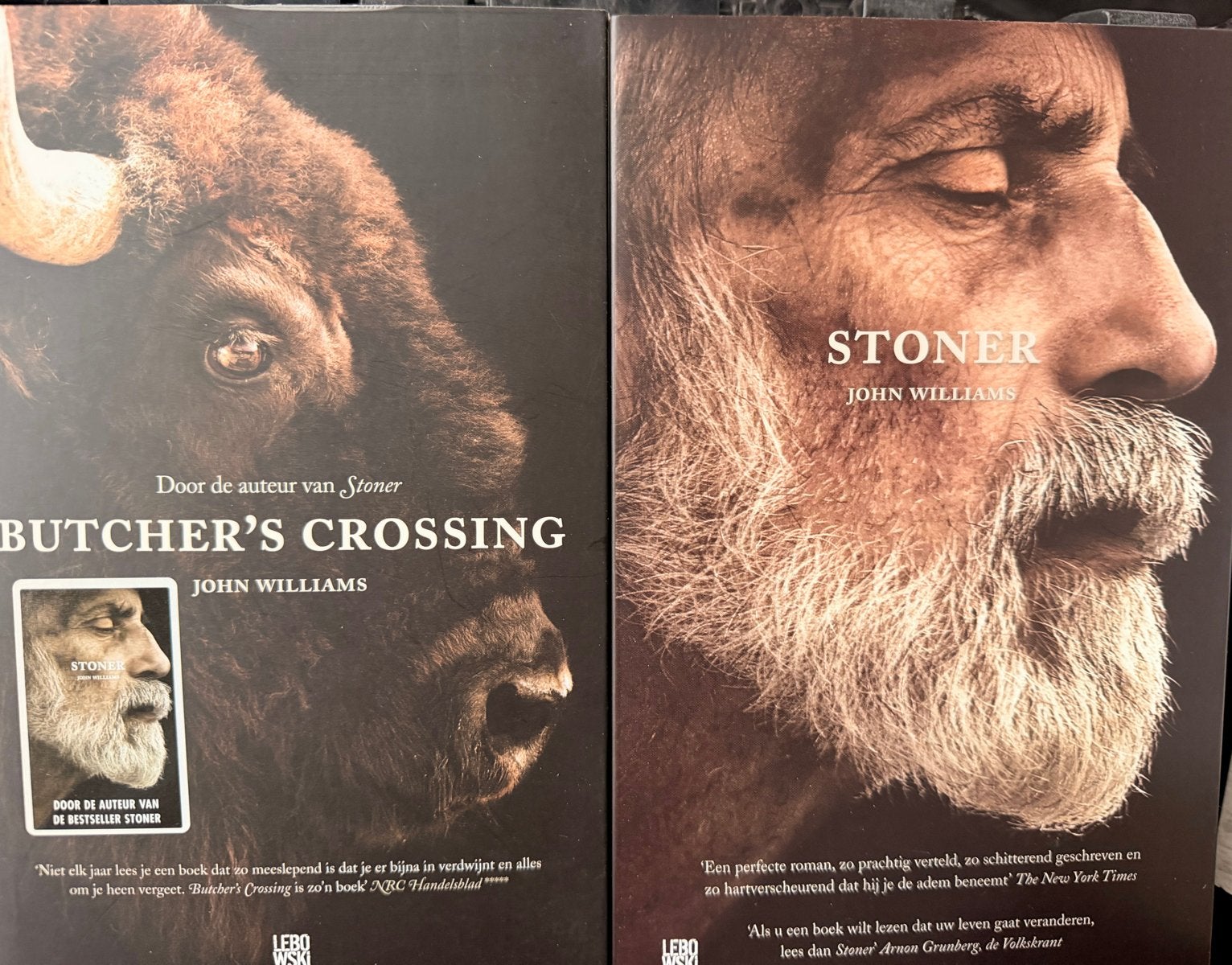 Stoner & Butcher's Crossing - John Williams (Z.G.A.N.), Ophalen of Verzenden, Zo goed als nieuw, Amerika