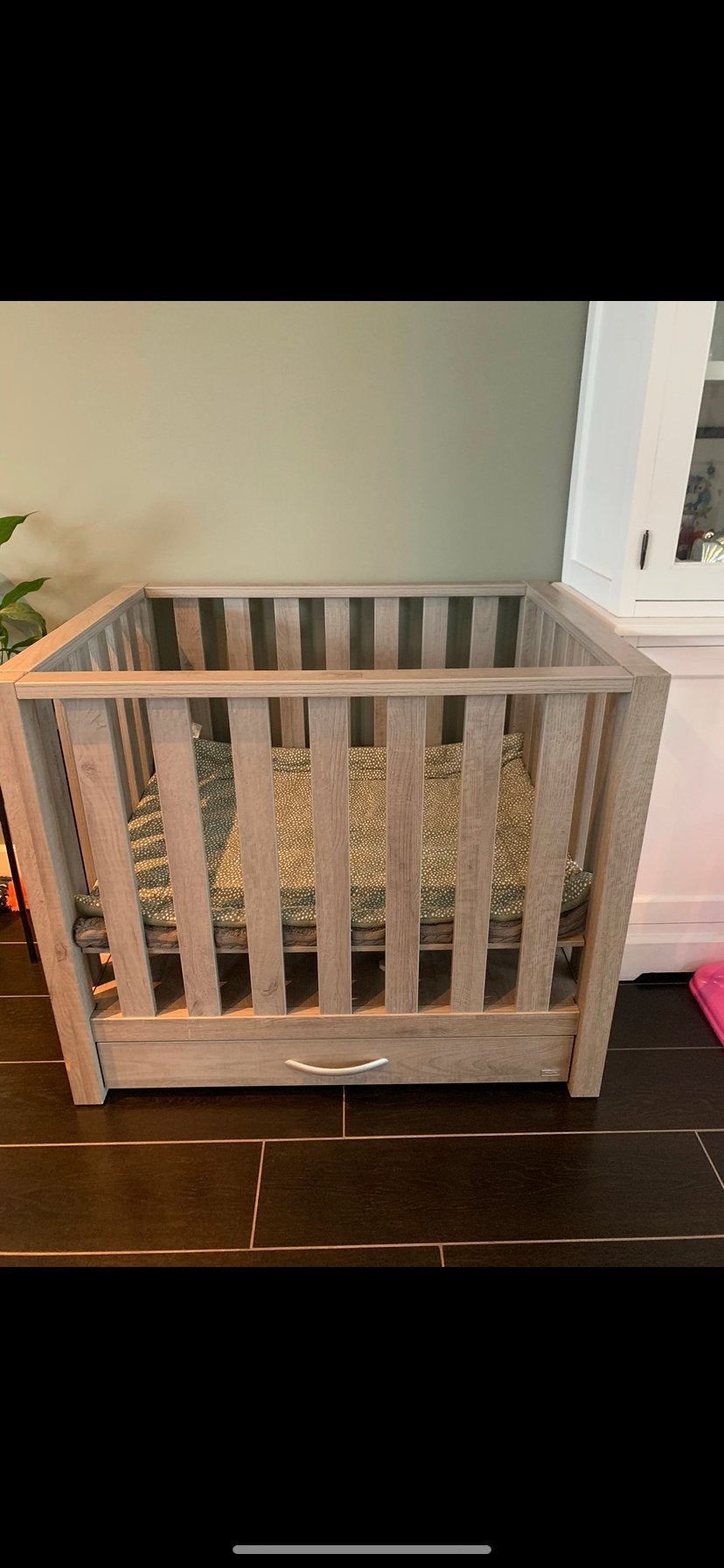 Interbaby box en  Ledikant, Kinderen en Baby's, Ophalen, Zo goed als nieuw, 140 tot 160 cm, 70 tot 85 cm