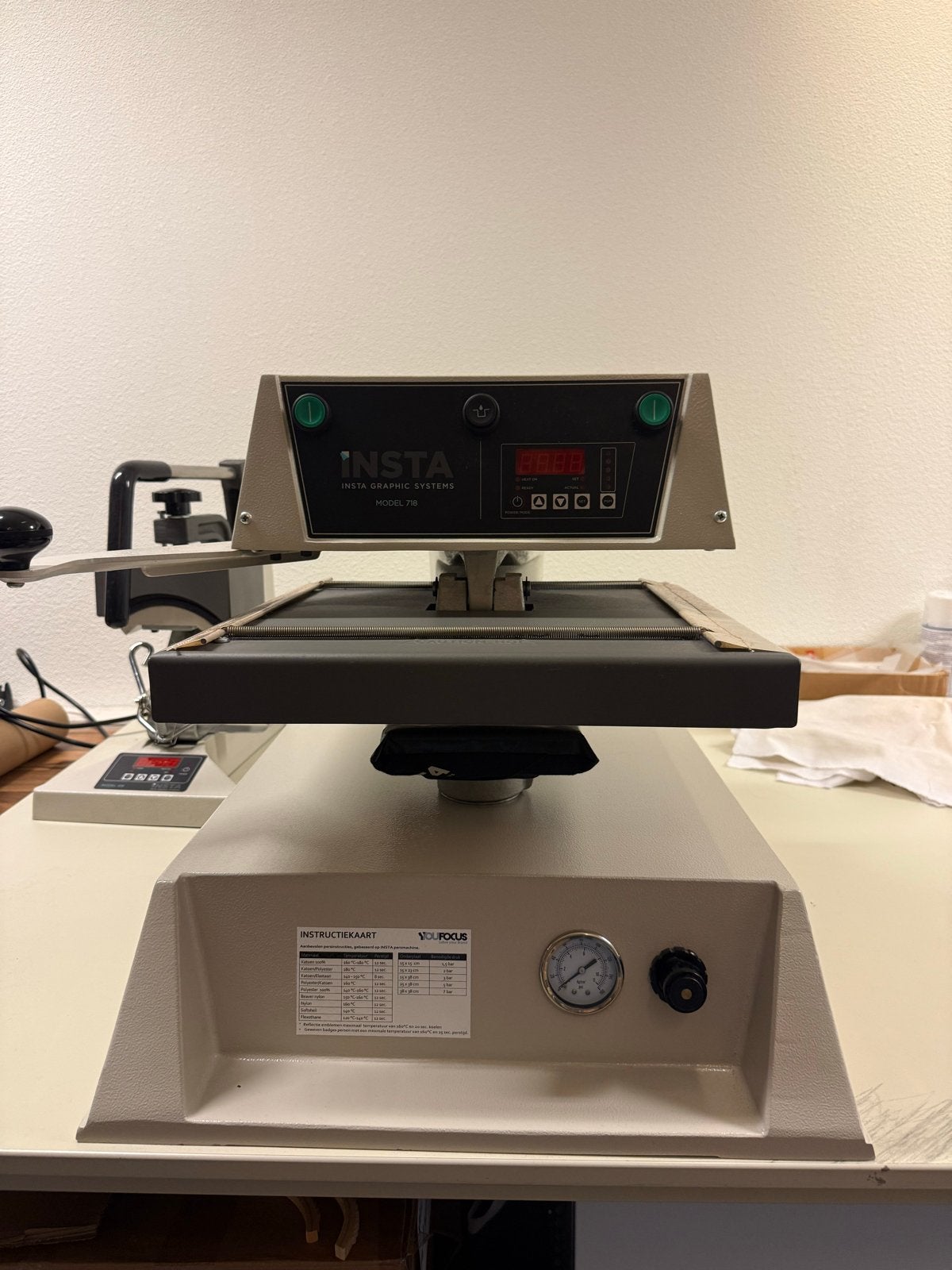 Insta pers  Graphic Systems Model 718 Hittepers, Computers en Software, Printers, Ophalen