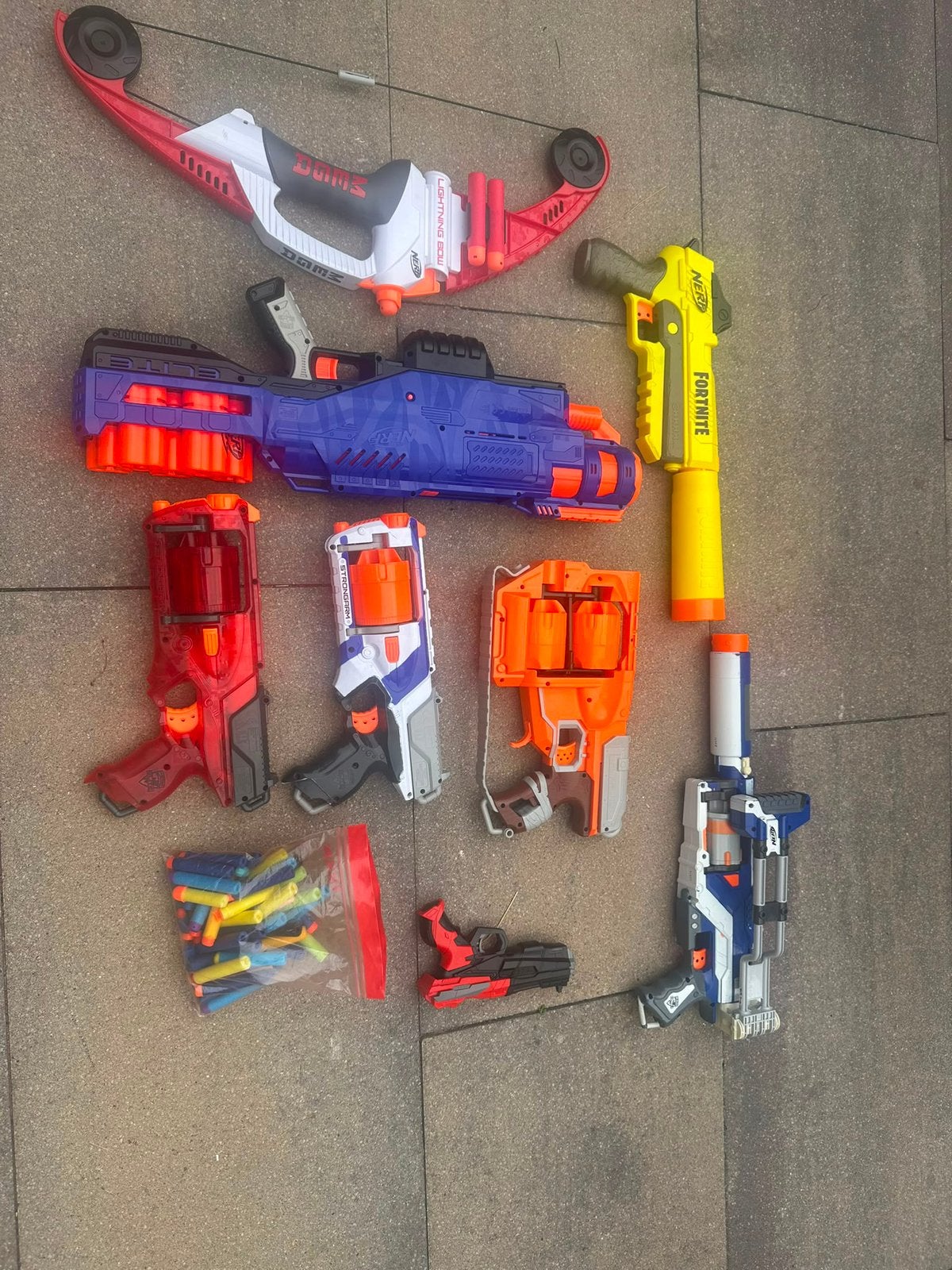 Nerf pistolen/ guns : collectie, Kinderen en Baby's, Speelgoed | Buiten | Actiespeelgoed, Ophalen, Zo goed als nieuw