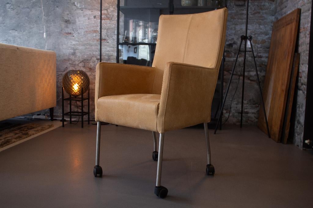 Leren eetkamerstoelen | 120+ kleuren leer | Woonloods Dongen, Huis en Inrichting, Stoelen, Ophalen, Overige kleuren, Nieuw, Vijf, Zes of meer stoelen