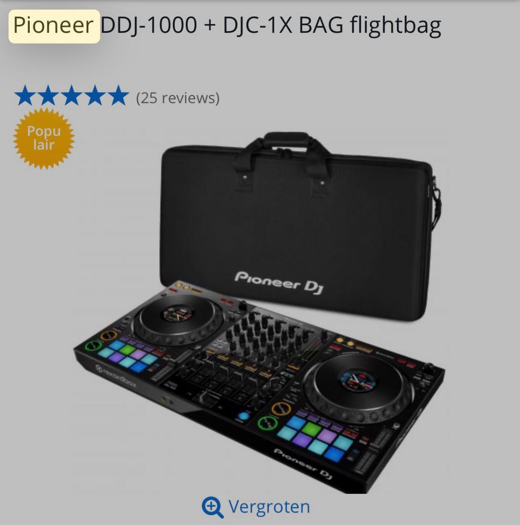 Pioneer DDJ 1000, Ophalen, Zo goed als nieuw, Dj-set, Pioneer