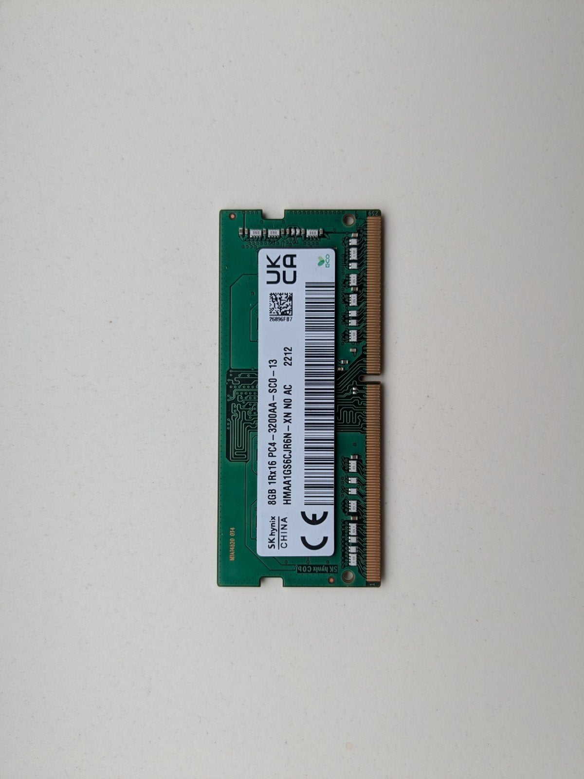 SK Hynix 8gb ram geheugen, Computers en Software, RAM geheugen, Ophalen of Verzenden, DDR4, Laptop