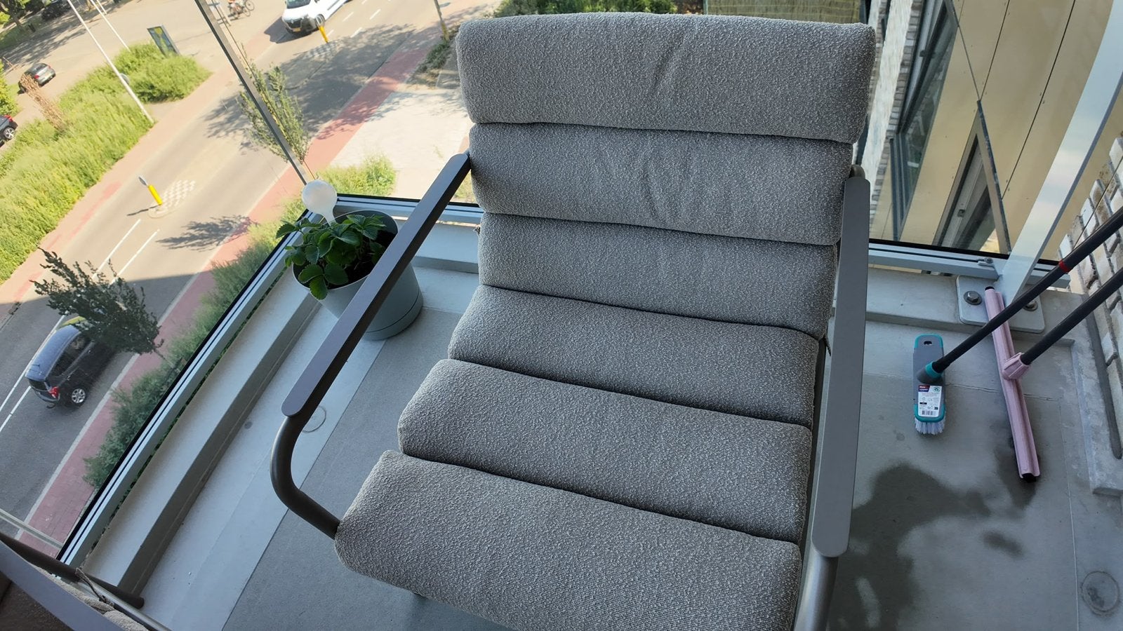 JYSK Loungeset met tafel - Zo goed als nieuw, unieke kleur, Ophalen, 4 zitplaatsen, Aluminium, Zo goed als nieuw