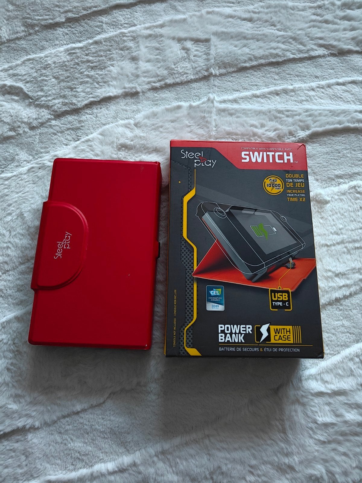 Steel play Nintendo switch powerbank with case, ., 1 speler, Ophalen of Verzenden, Zo goed als nieuw