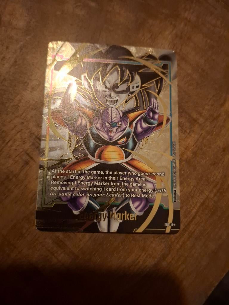 Ginyu Force Energy Marker Promo Prize Gold E01-11 Dragon Bal, Ophalen of Verzenden, Zo goed als nieuw
