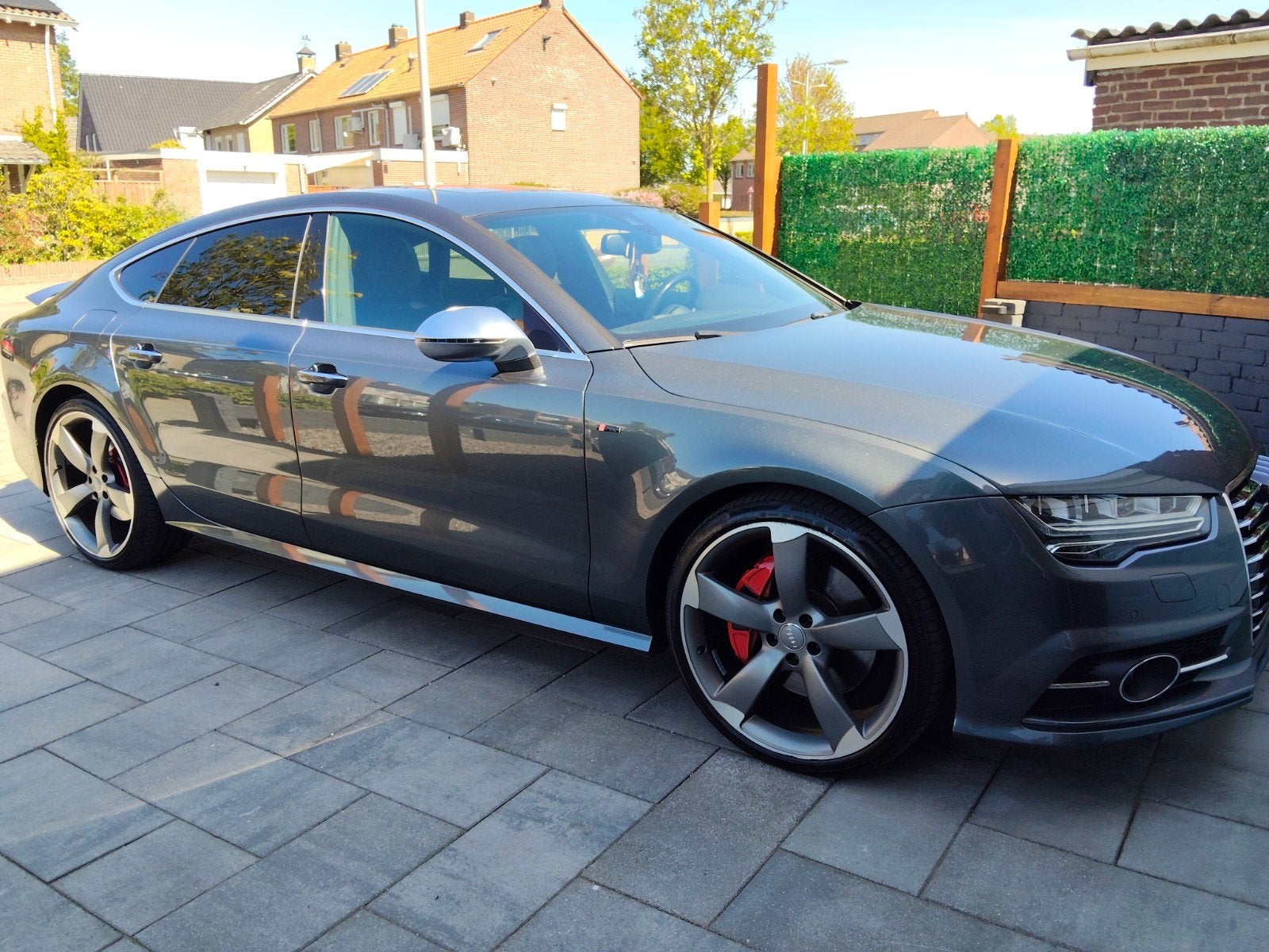 Audi A7 3.0 Tfsi 245KW 3x S line Sportb.s-tron 2015 Grijs, Auto's, Audi, 2995 cc, Parkeerassistent, Bedrijf, 6 cilinders