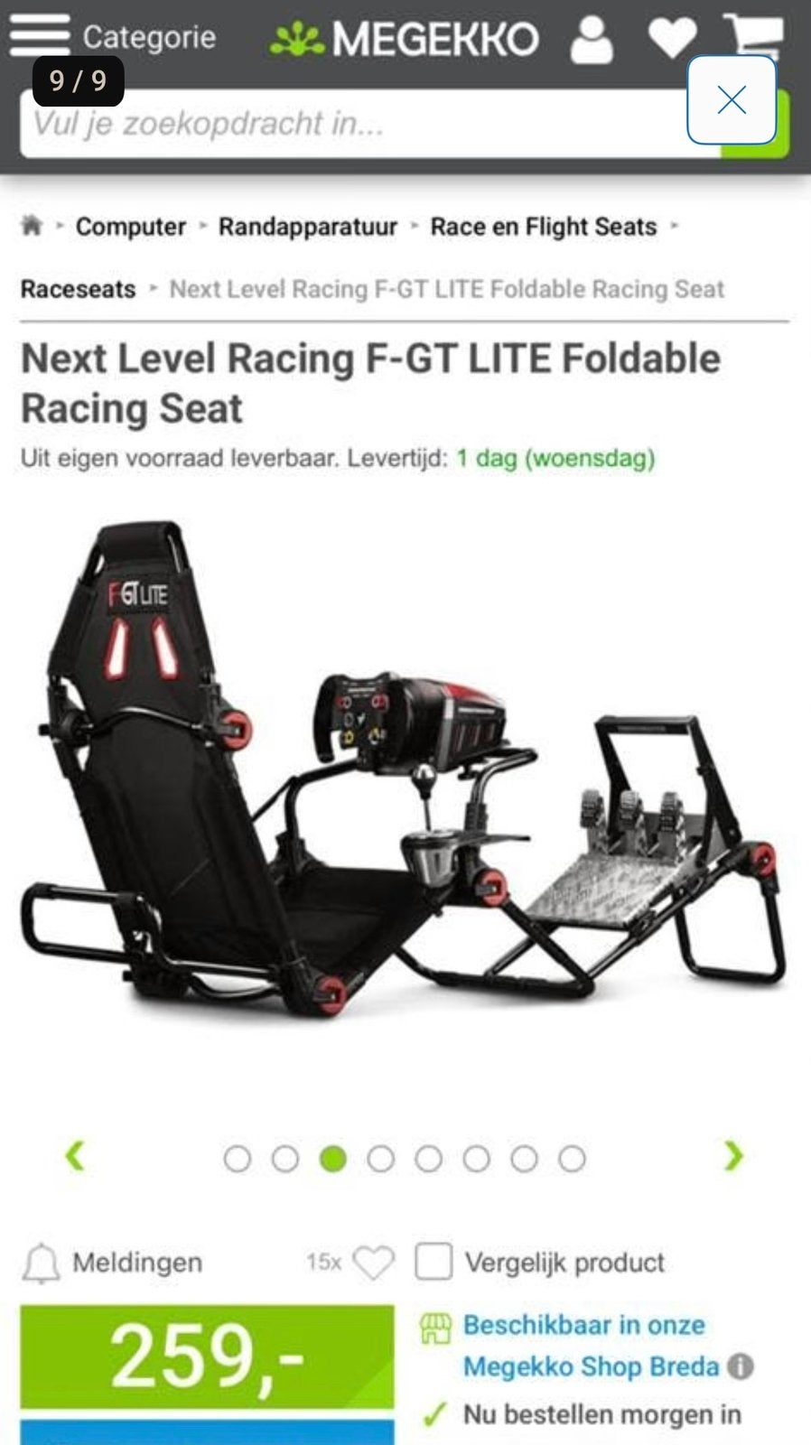 Thrustmaster T500RS incl Shifter en Stoel en extra stuurtjes, Ophalen of Verzenden, Gebruikt, Stuurtje of Sportattribuut