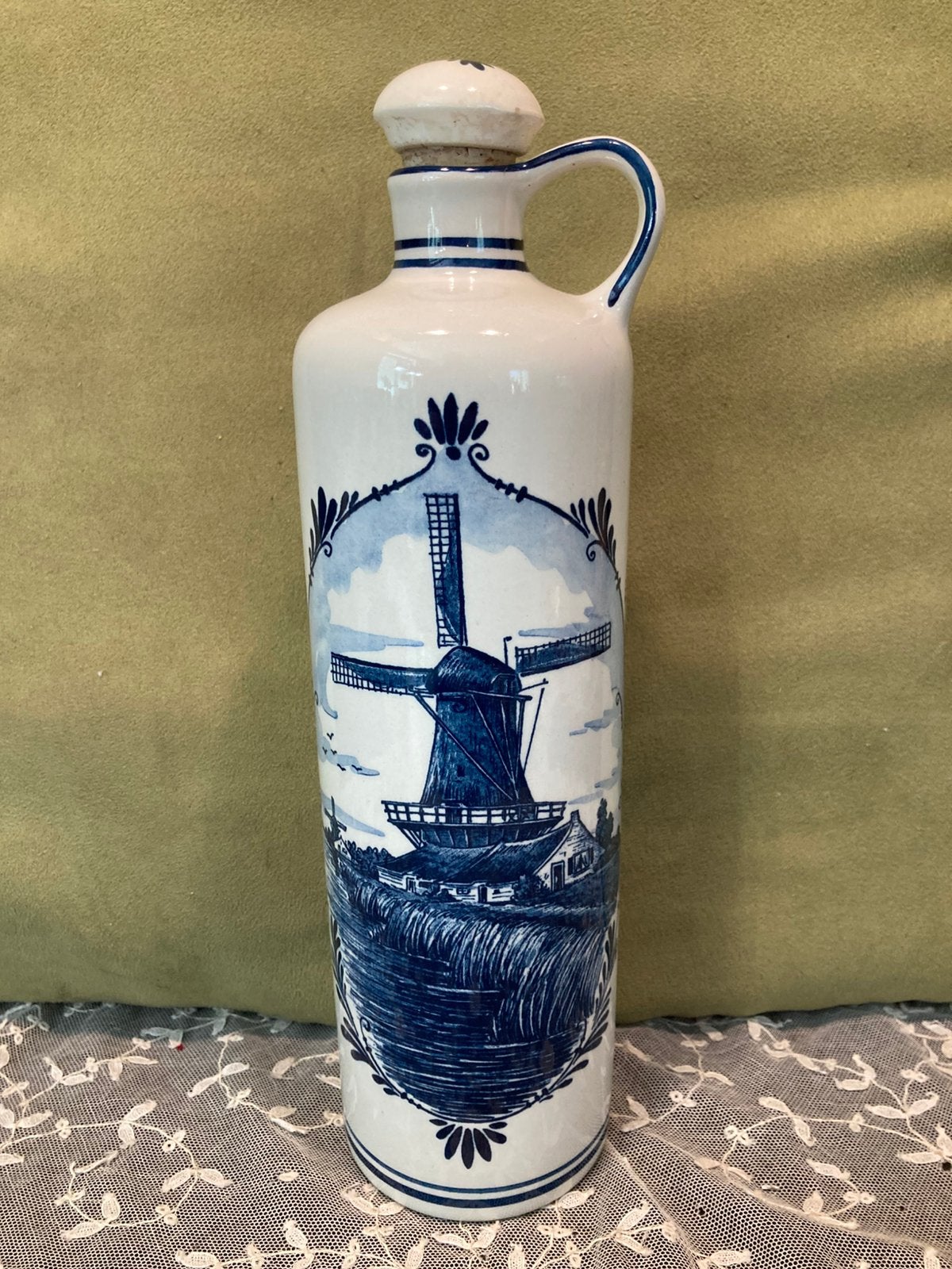 Delfts blauwe Bols jeneverfles (070725s), Antiek en Kunst, Ophalen of Verzenden