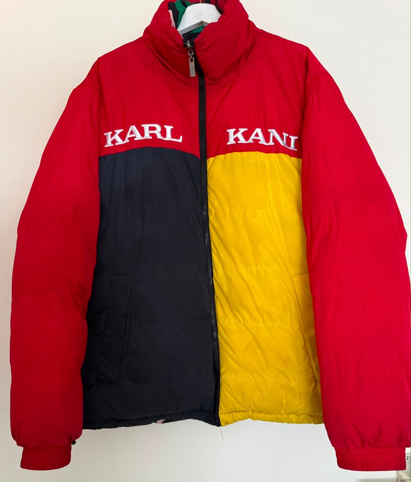 Karl Kani omkeerbaar pufferjack - XL, Ophalen of Verzenden, Zo goed als nieuw, Maat 52/54 (L), Meerkleurig
