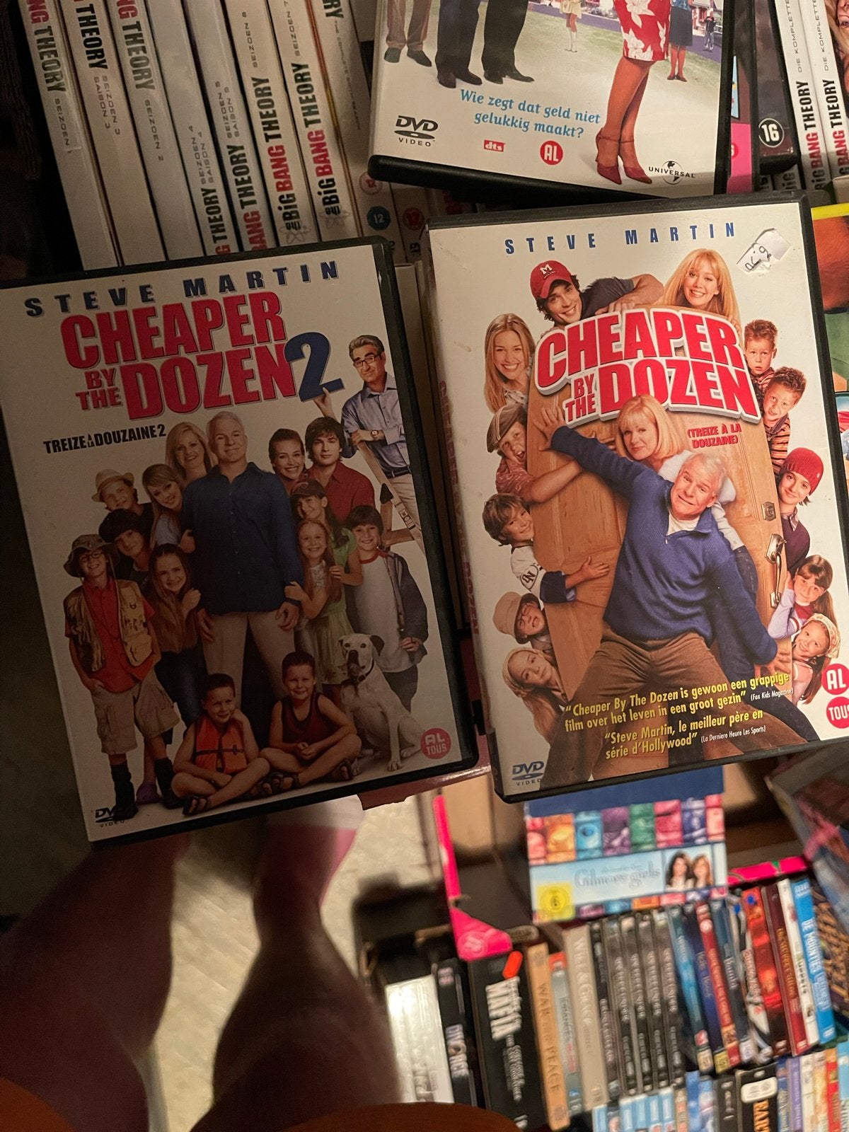 Cheaper by the Dozen 1 & 2 DVD Boxset - Steve Martin, Alle leeftijden, Nederlands, Ophalen of Verzenden, Gebruikt