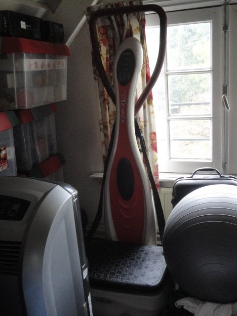 EuroSolar VIBE 80 TRILPLAAT + POSTER + DVD + MAT, powerplate, Ophalen, Kunststof, Gebruikt, Trilplaat