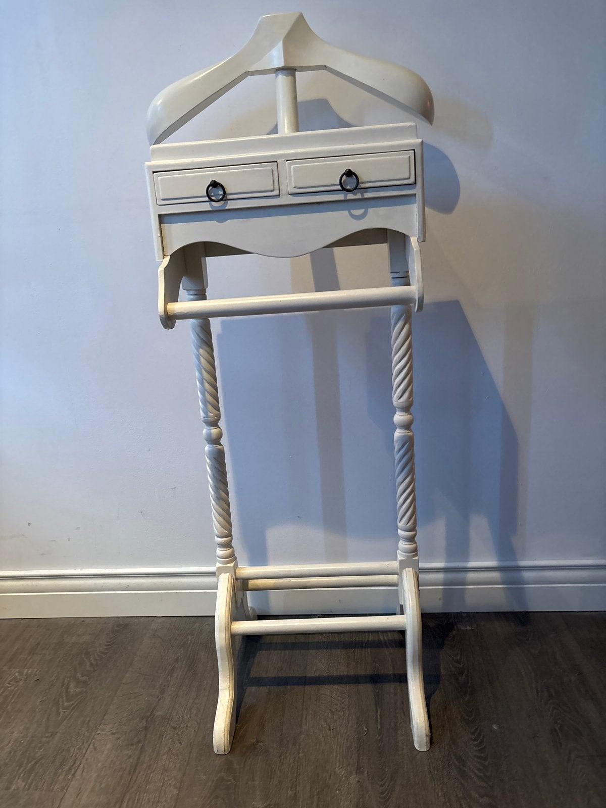 Vintage dressboy / Valet Stoel, Huis en Inrichting, Woonaccessoires | Kapstokken, Gebruikt, Staande kapstok, 150 tot 200 cm, Hout