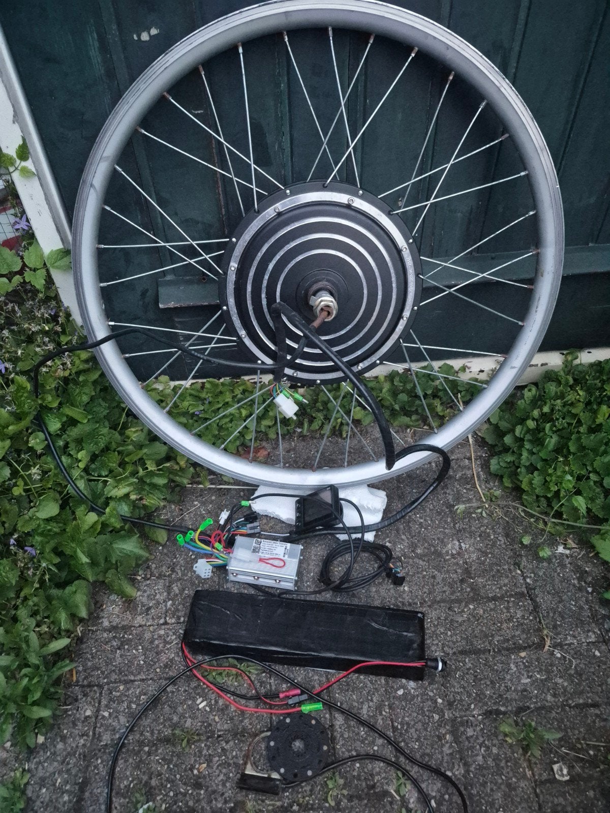 Gebruikte Ebike kit 26 inch achterwiel motor met accu, Verzenden, Gebruikt, Motor, Overige merken